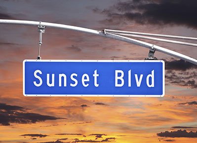 Image of the sunset blvd sign